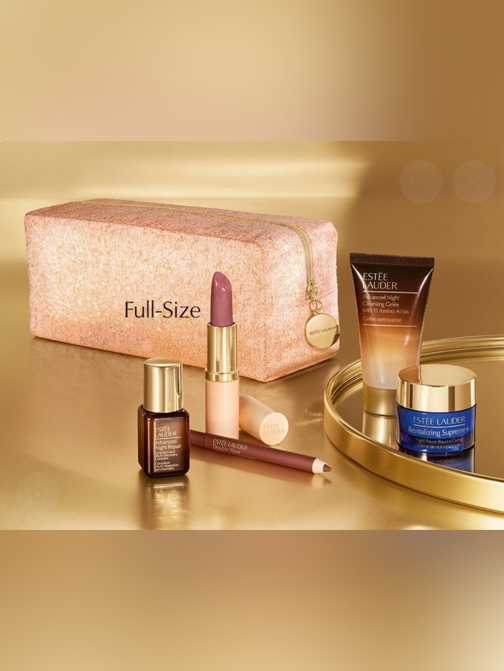 Estee Lauder Travel Set & Case